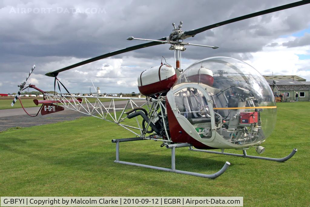 G-BFYI, 1965 Westland 47G-3B-1 C/N WAN-17, Westland AB-47G-3B-1 at Breighton Airfield's Helicopter Fly-In in September 2010.