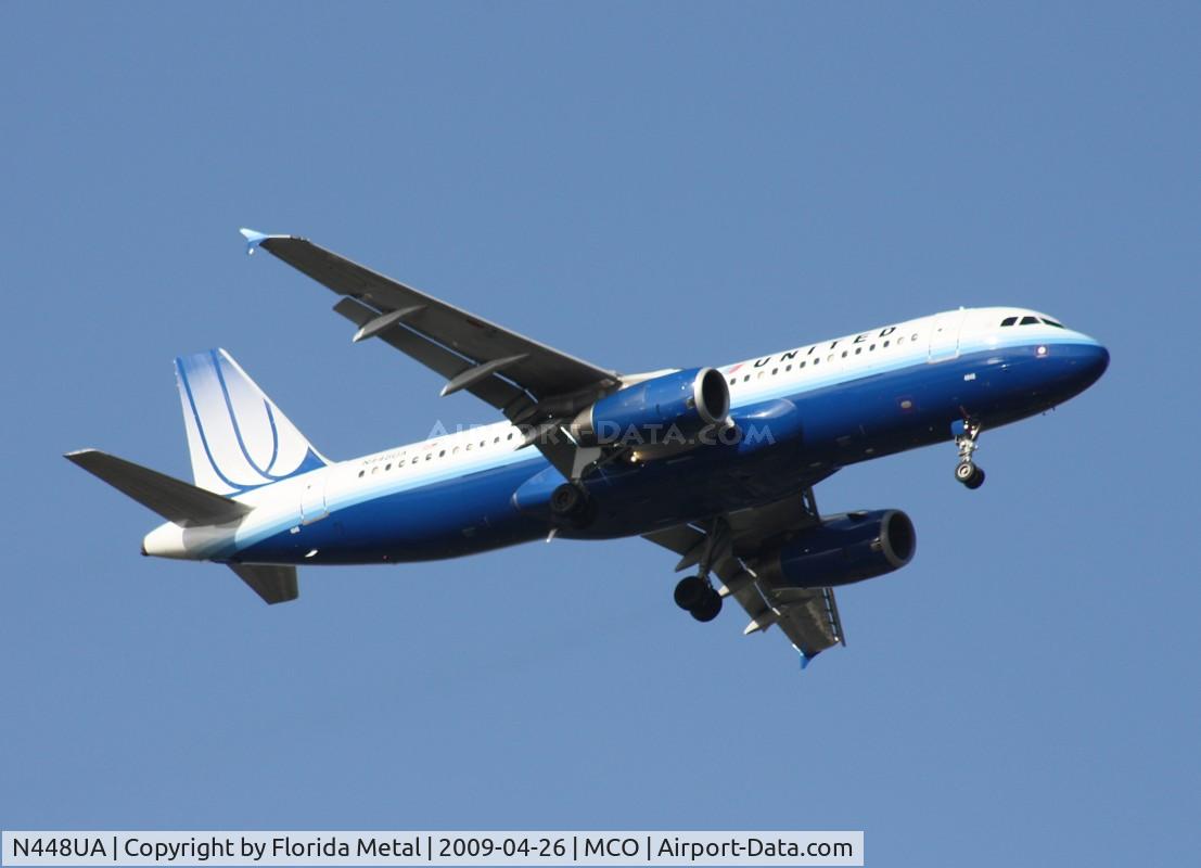 N448UA, 1998 Airbus A320-232 C/N 842, United A320