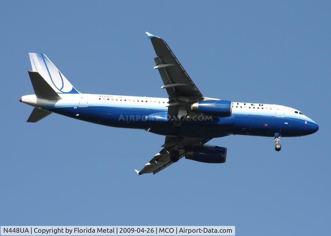 N448UA, 1998 Airbus A320-232 C/N 842, United A320