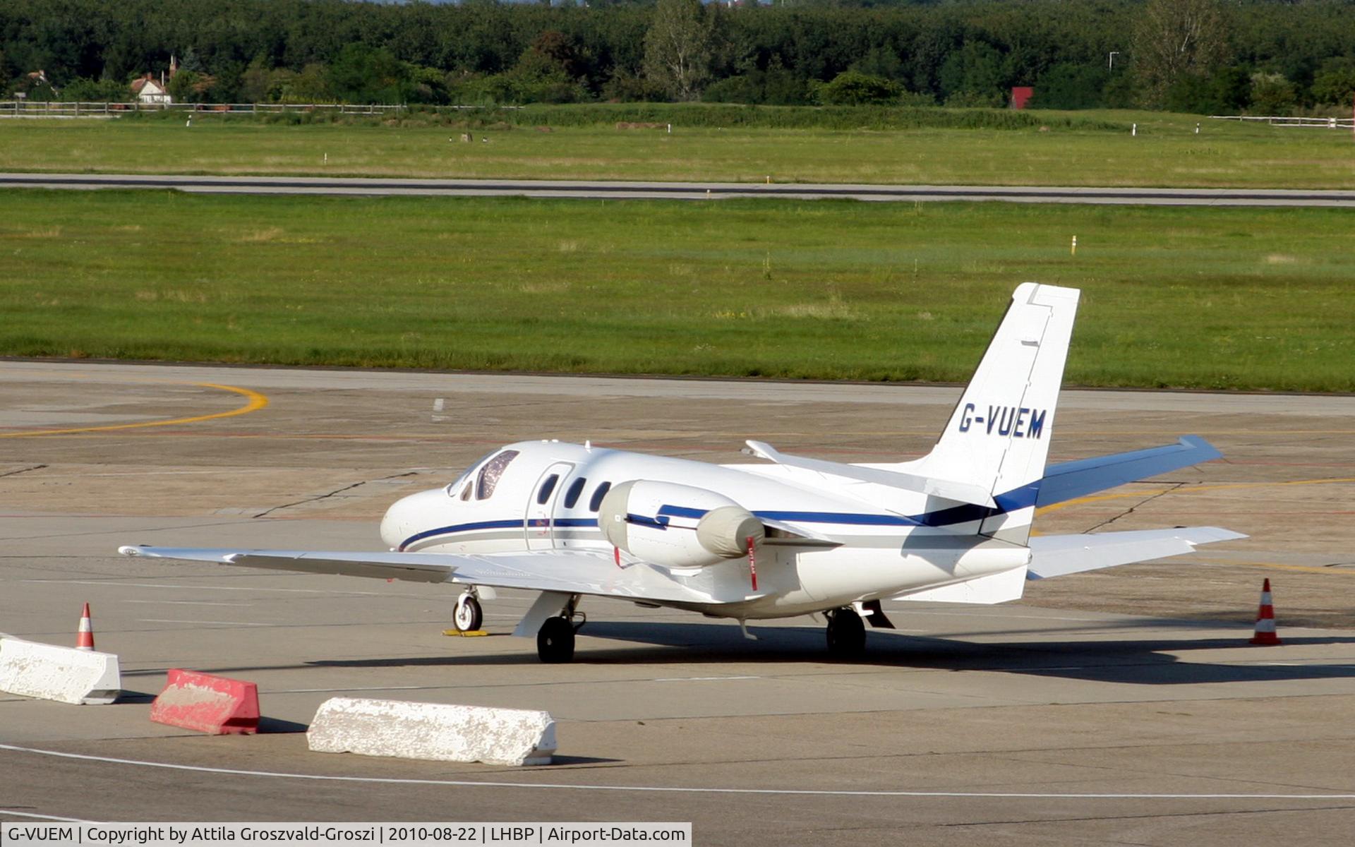 G-VUEM, 1981 Cessna 501 Citation I/SP C/N 501-0178, Hungarian International Airport Budapest, Terminal Ferihegy-I.