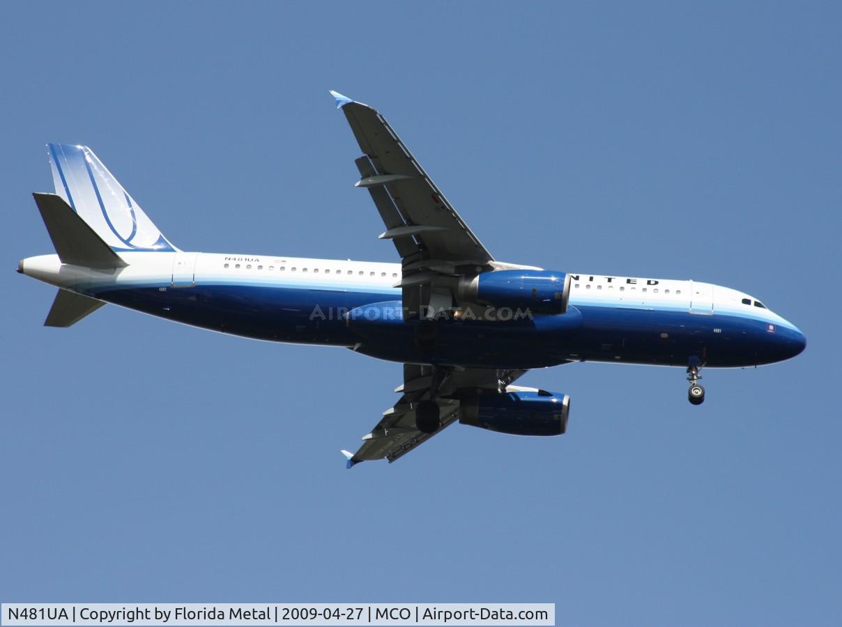 N481UA, 2001 Airbus A320-232 C/N 1559, United A320