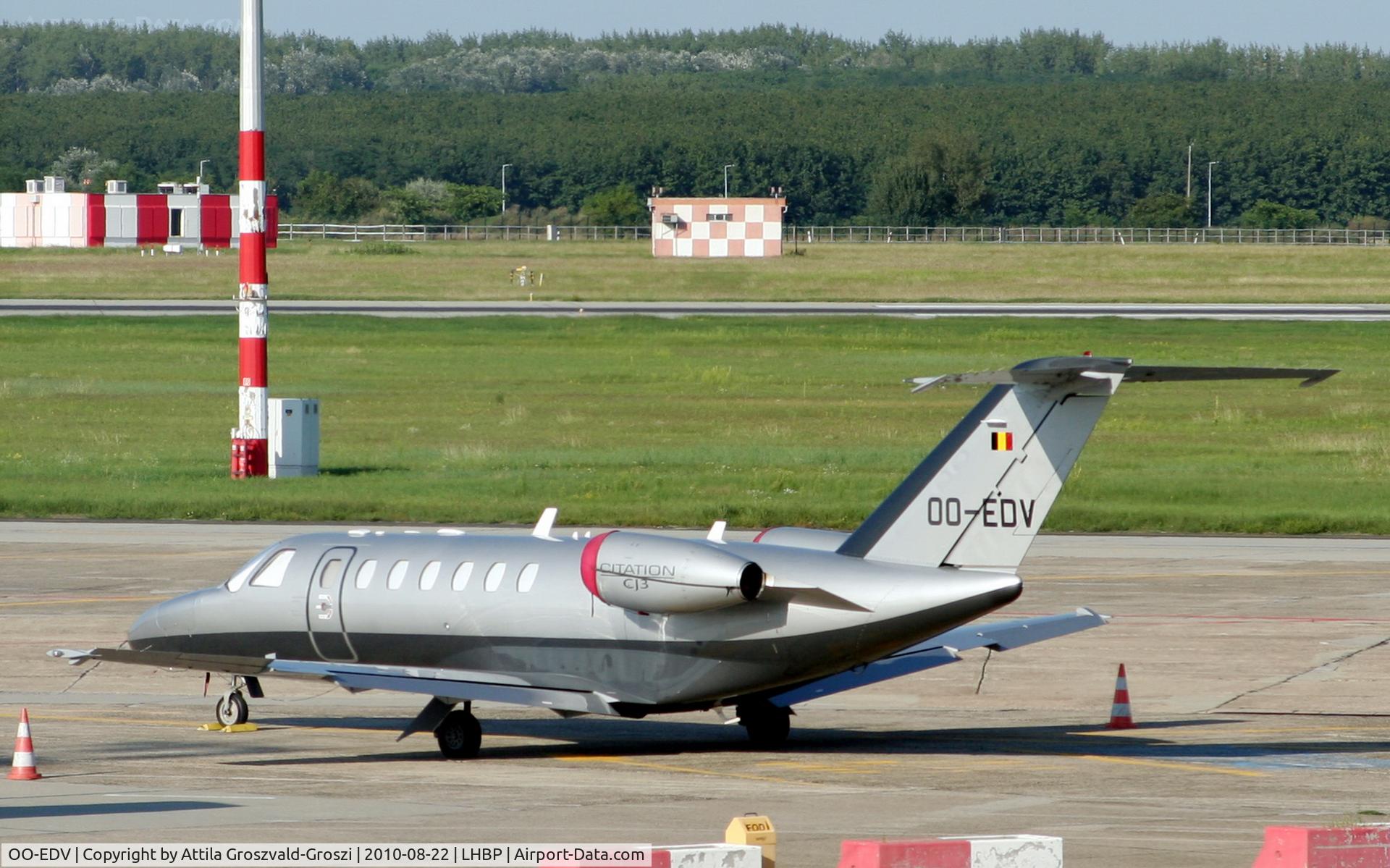 OO-EDV, 2007 Cessna 525B CitationJet CJ3 C/N 525B-0200, Hungarian International Airport Budapest, Terminal Ferihegy-I.