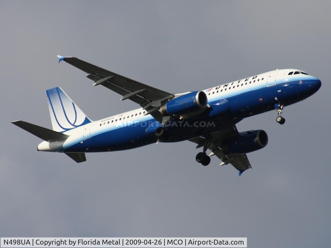 N498UA, 2002 Airbus A320-232 C/N 1865, United A320