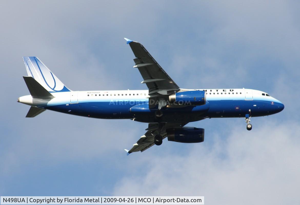 N498UA, 2002 Airbus A320-232 C/N 1865, United A320