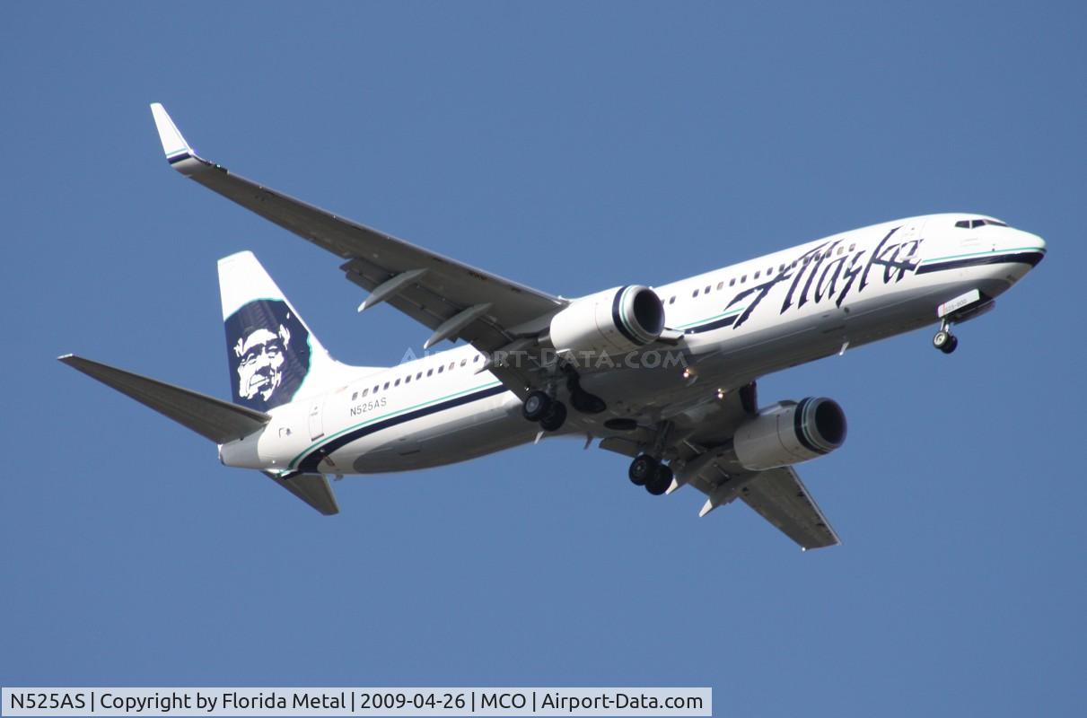 N525AS, 2009 Boeing 737-890 C/N 35692, Alaska 737-800