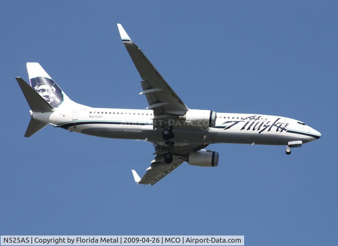N525AS, 2009 Boeing 737-890 C/N 35692, Alaska 737-800