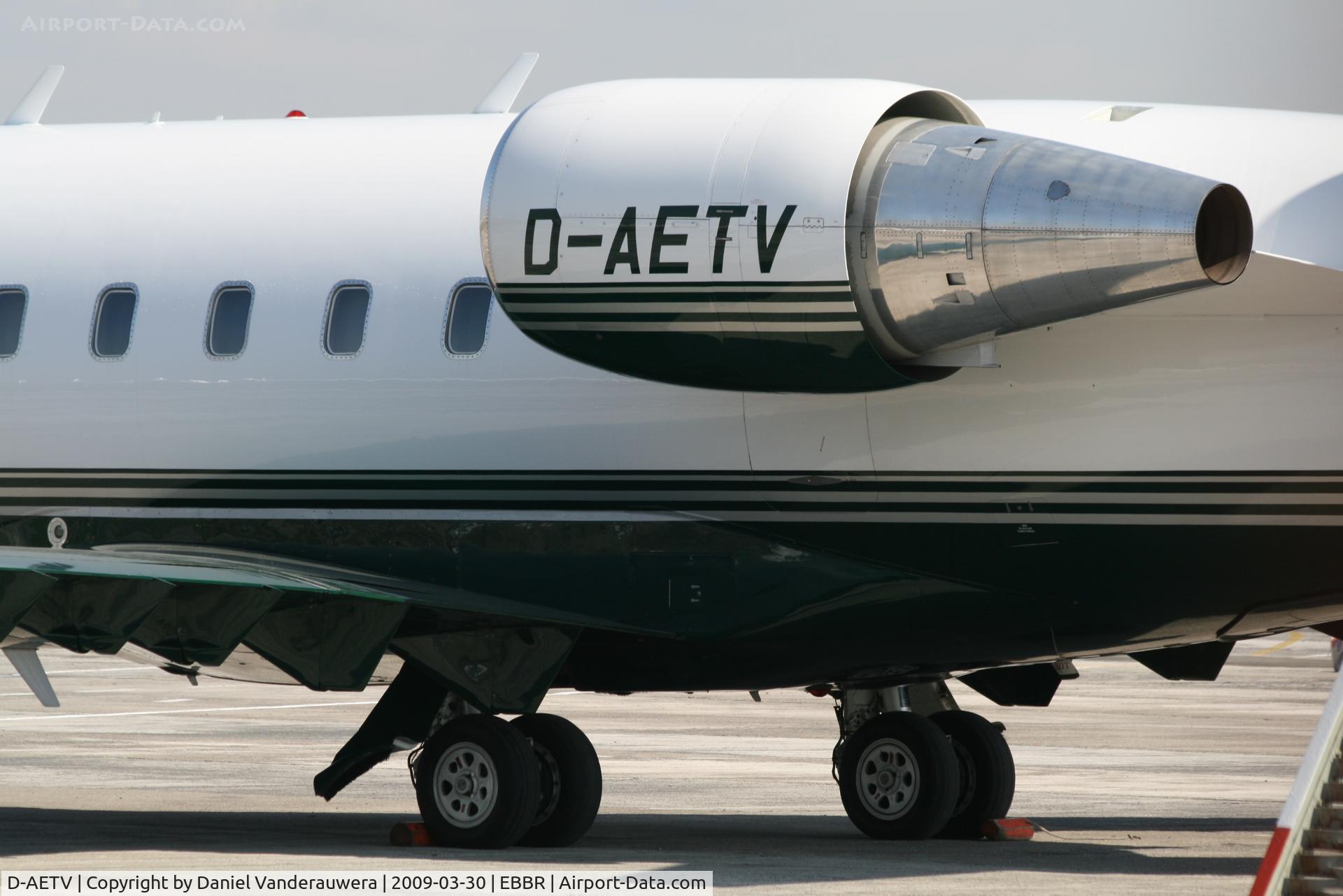 D-AETV, 1999 Bombardier Challenger 604 (CL-600-2B16) C/N 5417, Parked on G.A. apron
