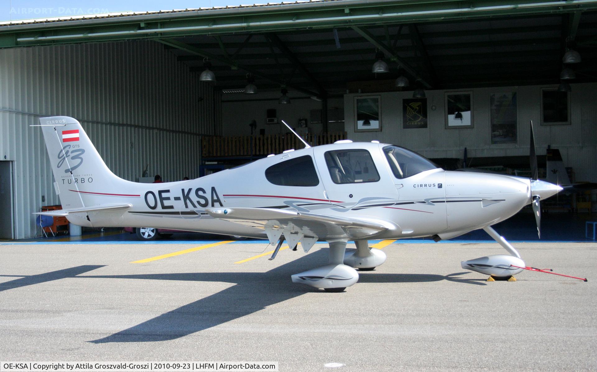 OE-KSA, 2008 Cirrus SR22 G3 GTS Turbo C/N 3006, Fertöszentmiklos Airport Maintenance Base - (HAT&S) Hungarian Aircraft Technology and Service Ltd.