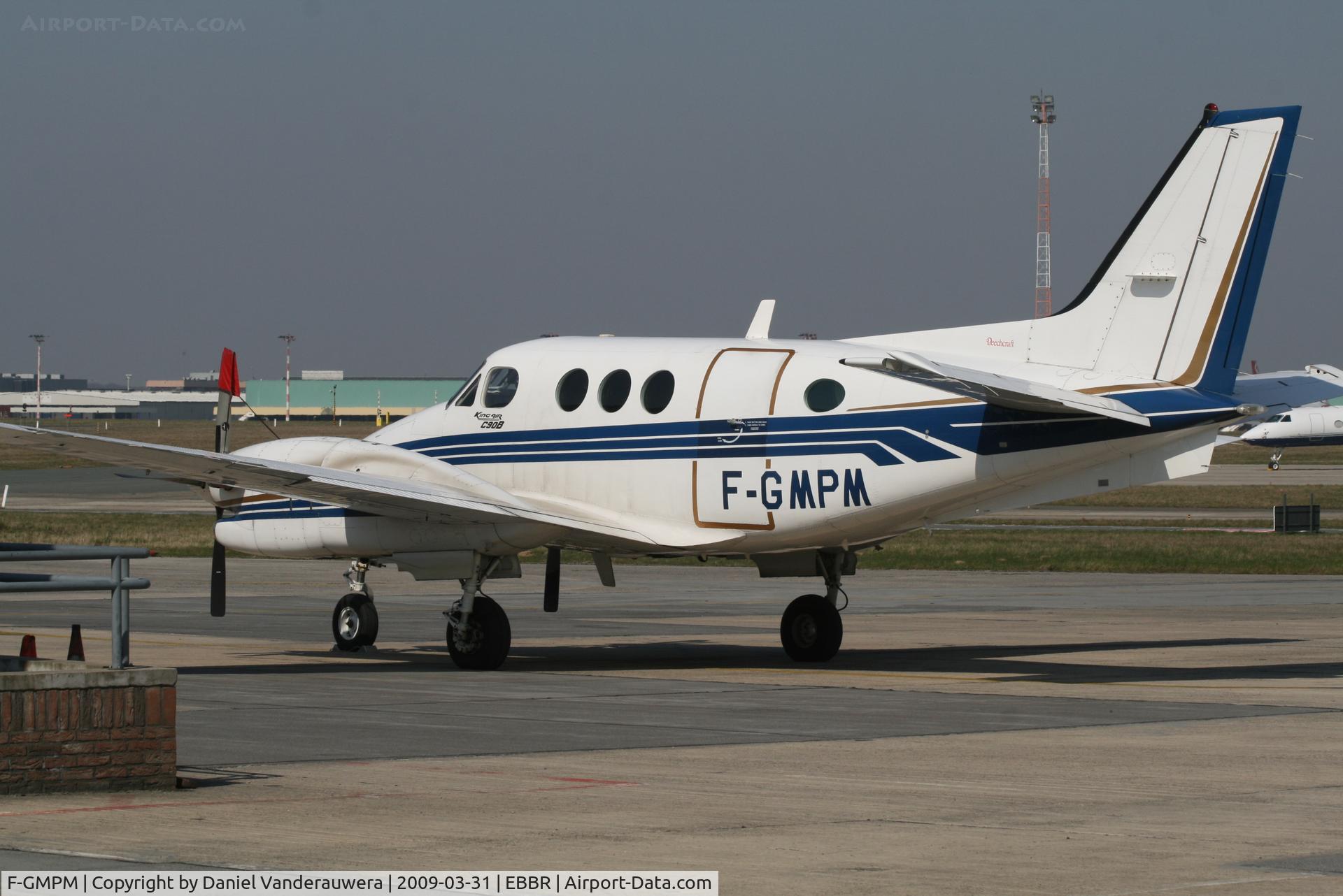 F-GMPM, Beech C90A King Air C/N LJ-1303, Parked on G.A. apron