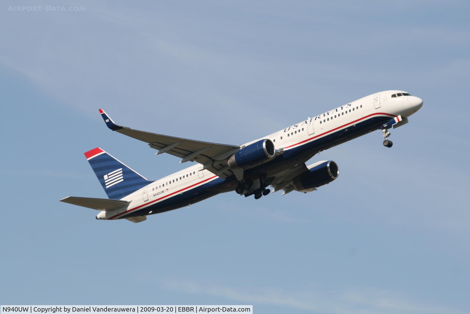 N940UW, 1995 Boeing 757-2B7 C/N 27805, Flight US751 is taking off from RWY 07R
