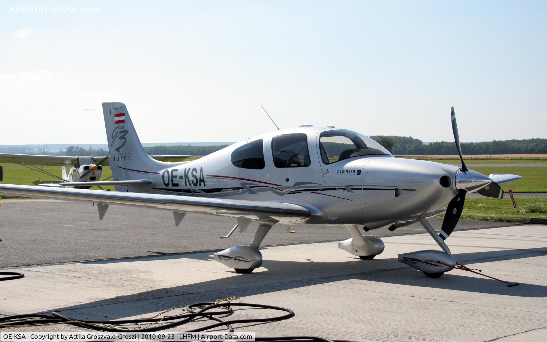 OE-KSA, 2008 Cirrus SR22 G3 GTS Turbo C/N 3006, Fertöszentmiklos Airport Maintenance Base - (HAT&S) Hungarian Aircraft Technology and Service Ltd.