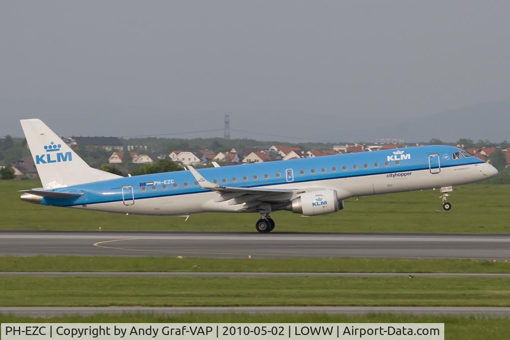 PH-EZC, 2008 Embraer 190LR (ERJ-190-100LR) C/N 19000250, KLM EMB190