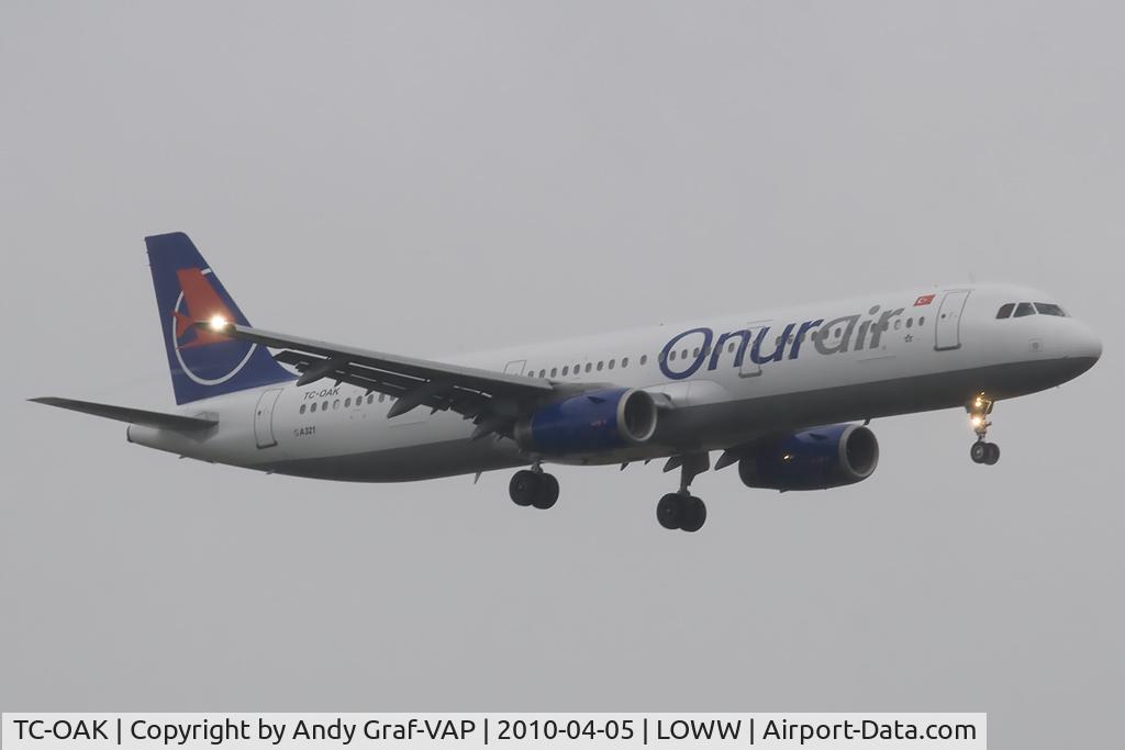 TC-OAK, 1999 Airbus A321-231 C/N 954, Onur Air A321