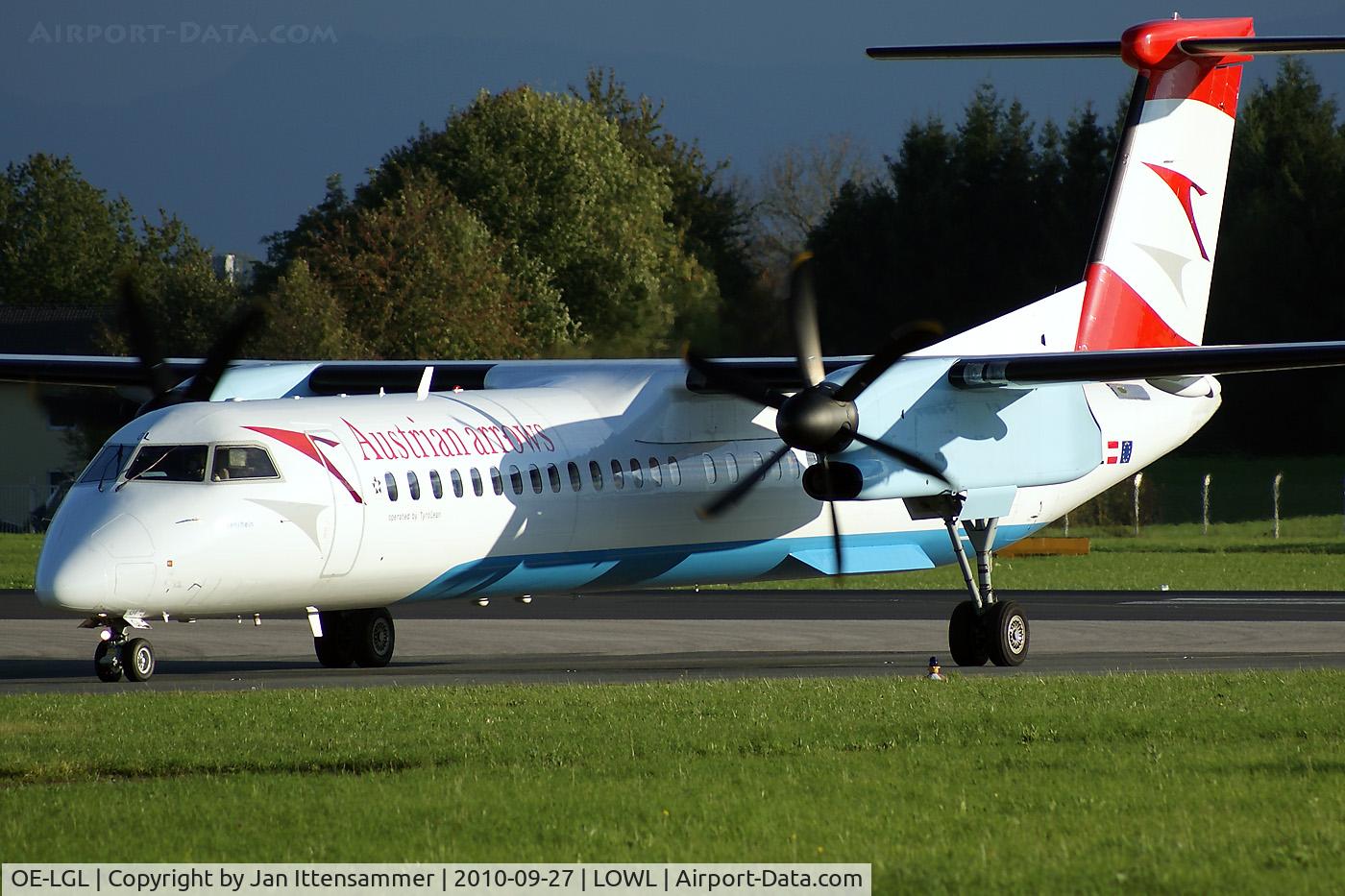OE-LGL, 2010 De Havilland Canada DHC-8-402Q Dash 8 C/N 4310, OE-LGL @ LOWL