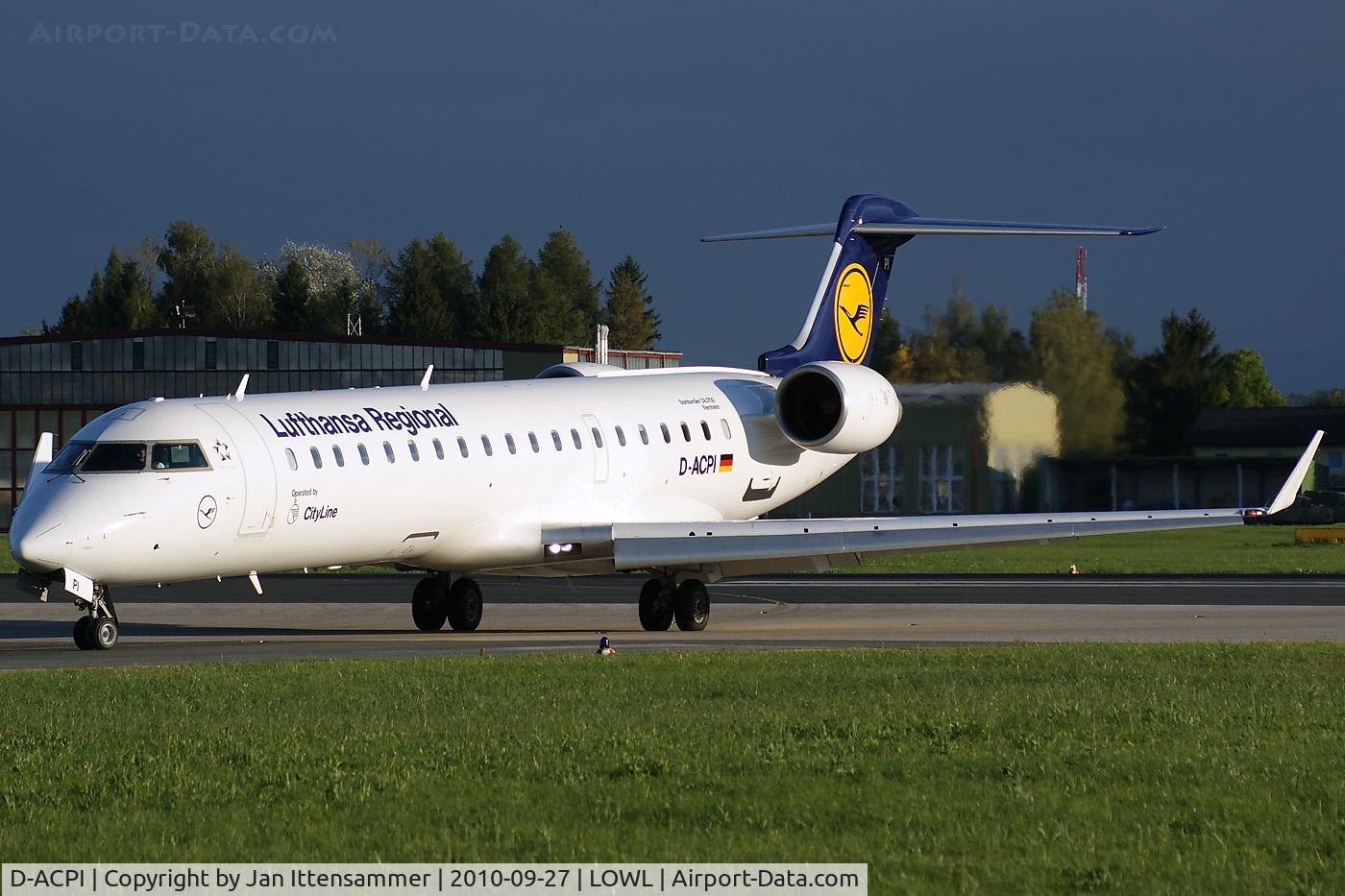 D-ACPI, 2002 Canadair CRJ-701ER (CL-600-2C10) Regional Jet C/N 10046, D-ACPI @ LOWL