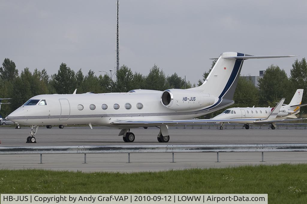 HB-JUS, 2008 Gulfstream Aerospace GIV-X (G450) C/N 4123, Gulfstream 4