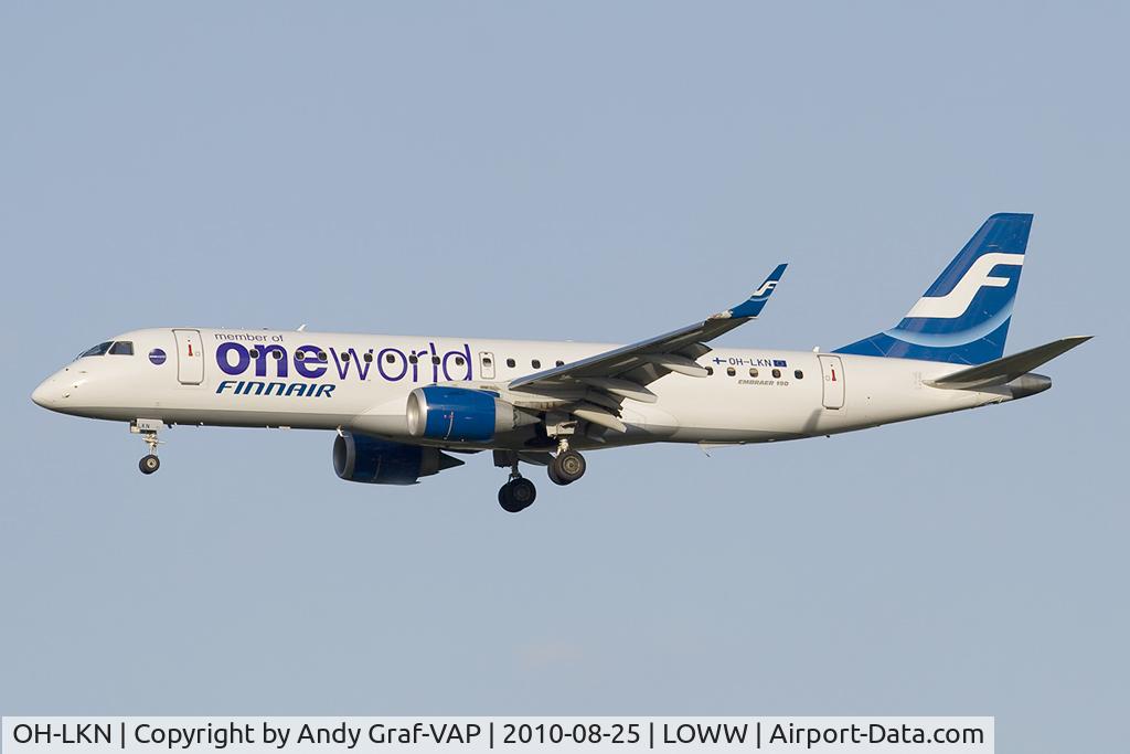 OH-LKN, 2009 Embraer 190LR (ERJ-190-100LR) C/N 19000252, Finnair EMB190