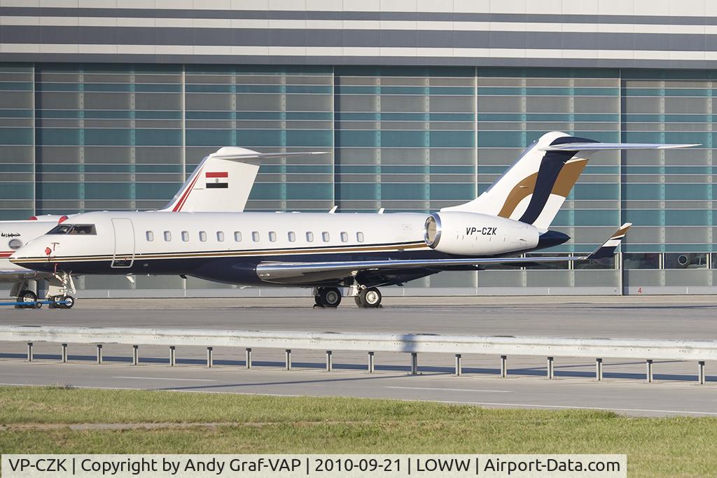VP-CZK, 2007 Bombardier BD-700-1A10 Global Express XRS C/N 9244, BD700