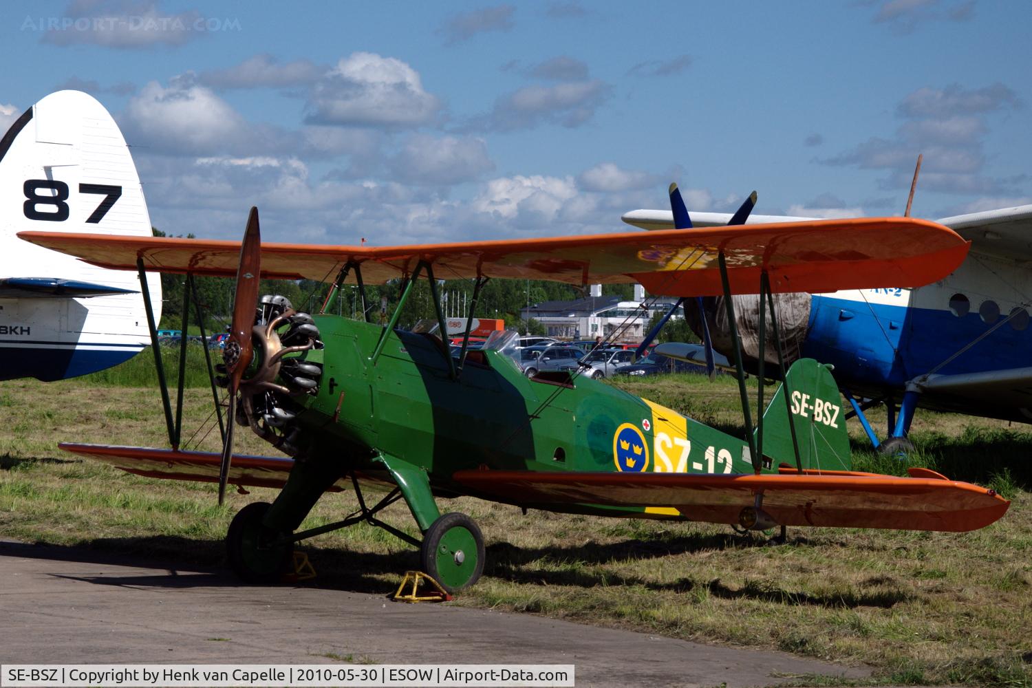 SE-BSZ, 1940 Focke-Wulf Fw-44J Stieglitz C/N 2778, A very nicely restored Focke Wulf Fw44J Stieglitz. Originally built under license in Prague by ?eskomoravská Kolben Dan?k (?KD). Flew in the Finnish Air Force.