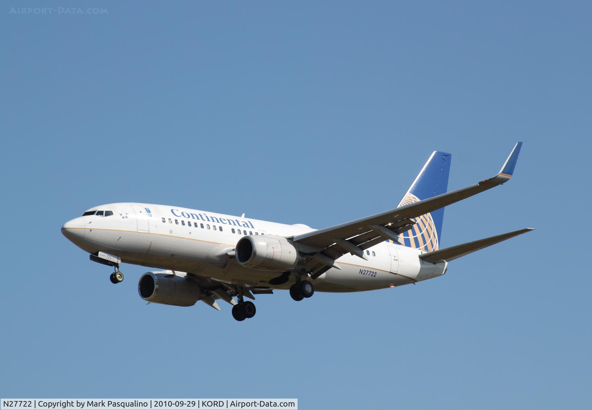 N27722, 1999 Boeing 737-724 C/N 28789, Boeing 737-700