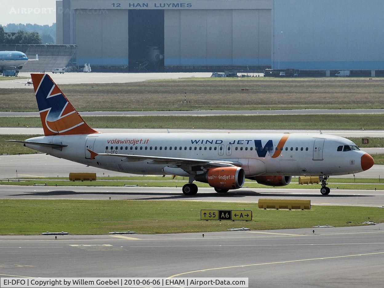 EI-DFO, 1992 Airbus A320-211 C/N 0371, Arrival on Amsterdam airport  and taxi to the gate
