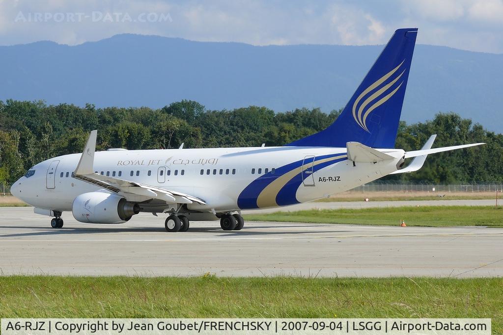 A6-RJZ, 1999 Boeing 737-7Z5 BBJ C/N 29269, ROYAL JET