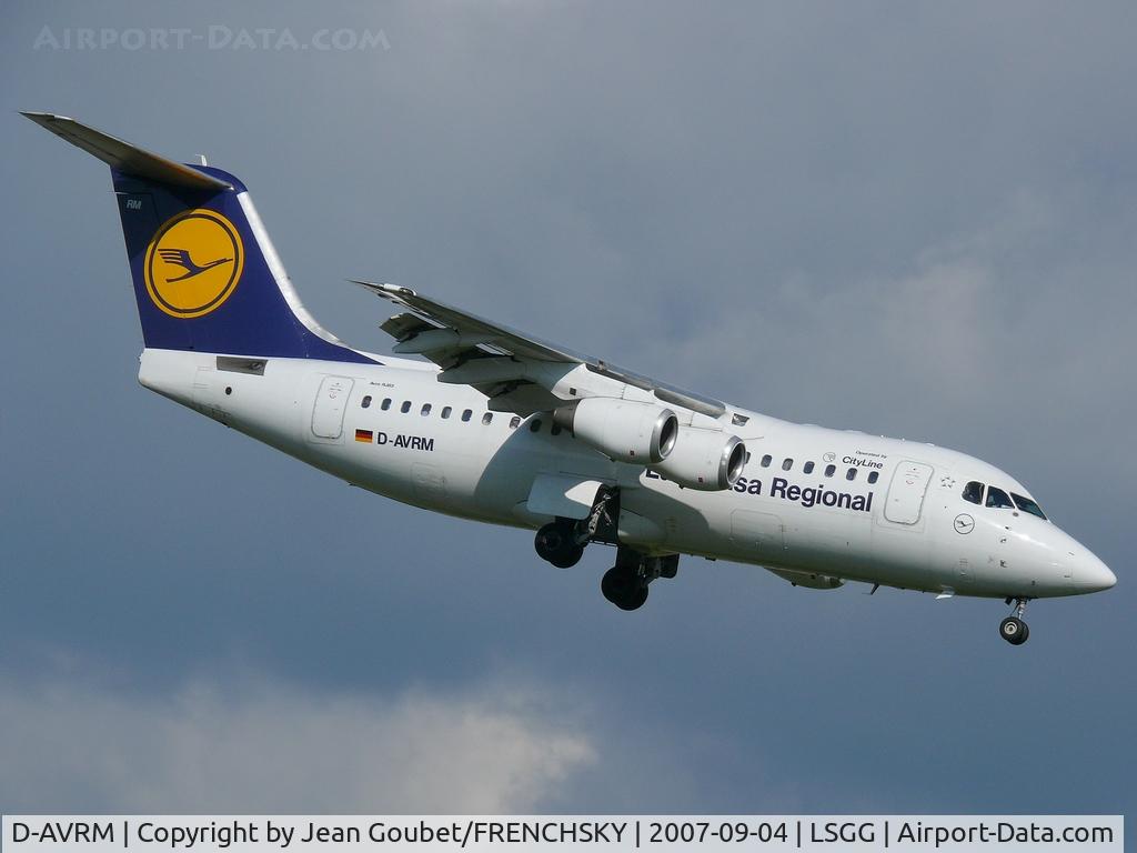 D-AVRM, 1996 British Aerospace Avro 146-RJ85 C/N E.2288, .