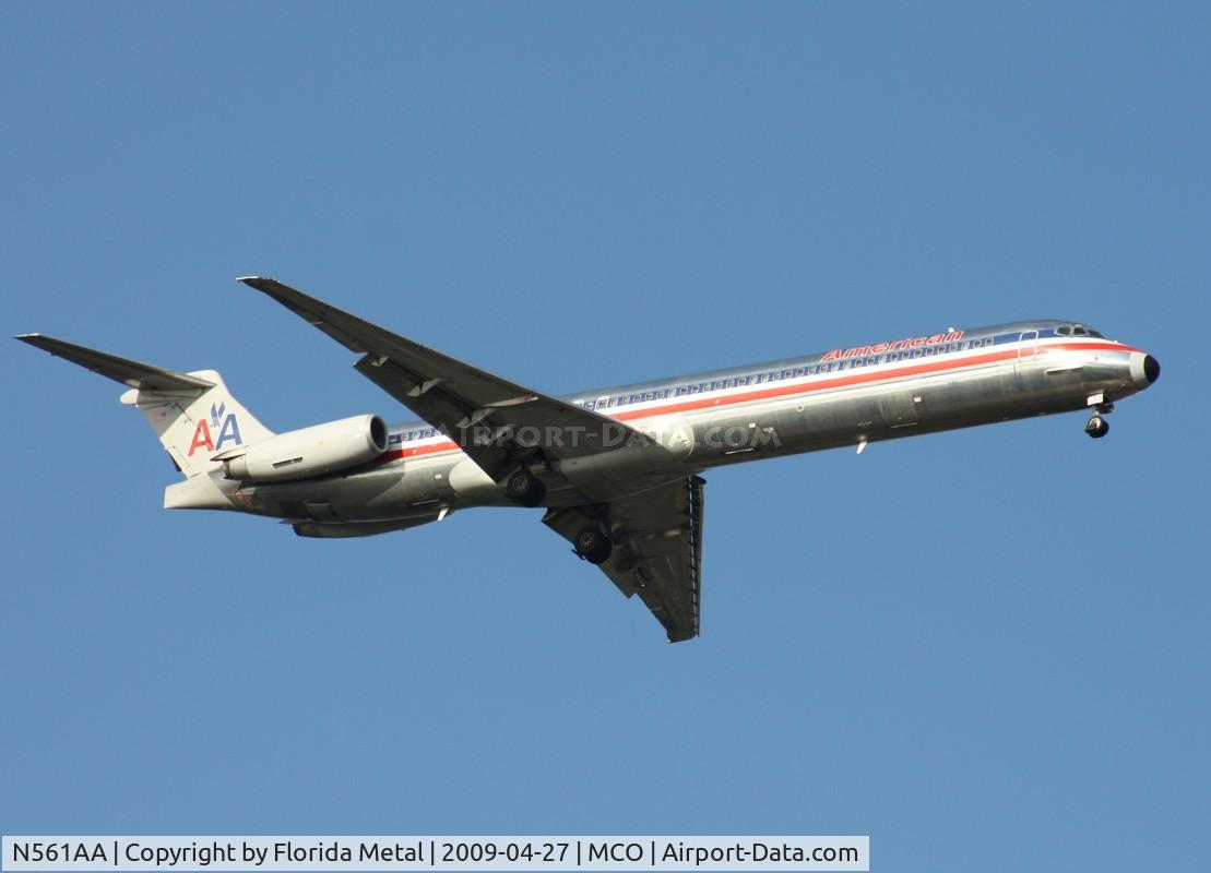 N561AA, 1991 McDonnell Douglas MD-82 (DC-9-82) C/N 53091, American MD-82