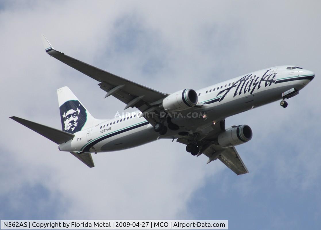 N562AS, 2006 Boeing 737-890 C/N 35091, Alaska 737-800