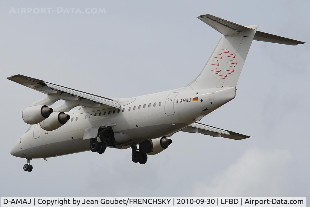 D-AMAJ, 1984 British Aerospace BAe.146-200A C/N E2028, WL410 COLOGNE/BORDEAUX
