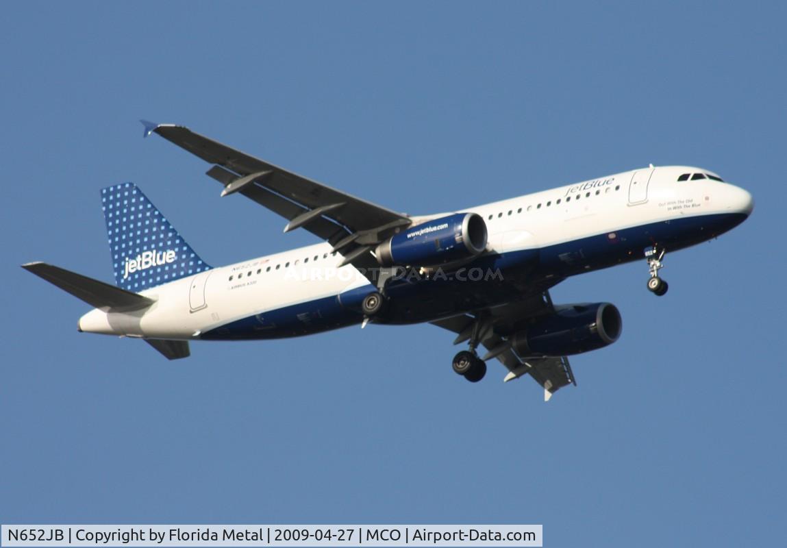 N652JB, 2007 Airbus A320-232 C/N 3029, Jet Blue A320