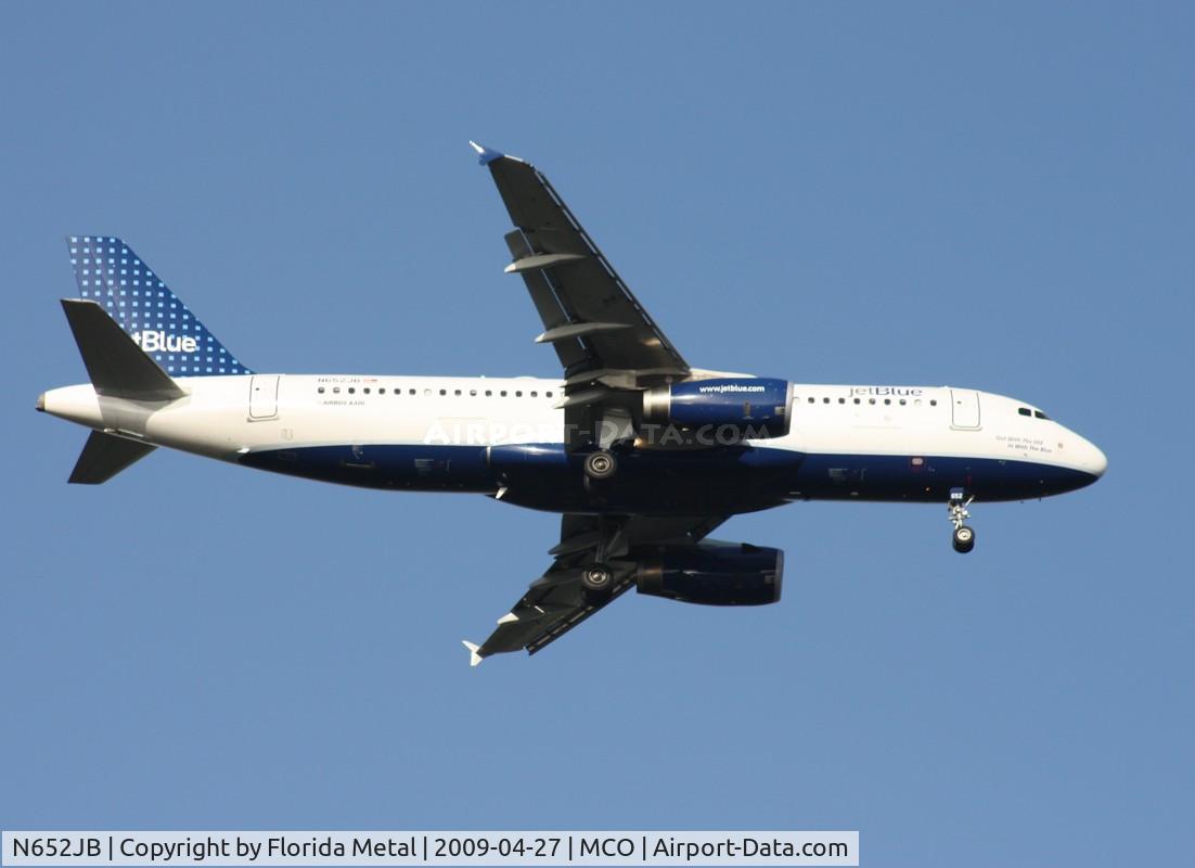 N652JB, 2007 Airbus A320-232 C/N 3029, Jet Blue A320