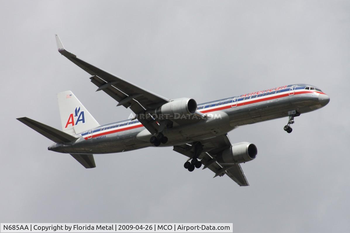 N685AA, 1992 Boeing 757-223 C/N 25342, American 757-200