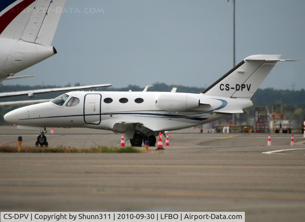 CS-DPV, 2008 Cessna 510 Citation Mustang Citation Mustang C/N 510-0122, Parked at the General Aviation area...