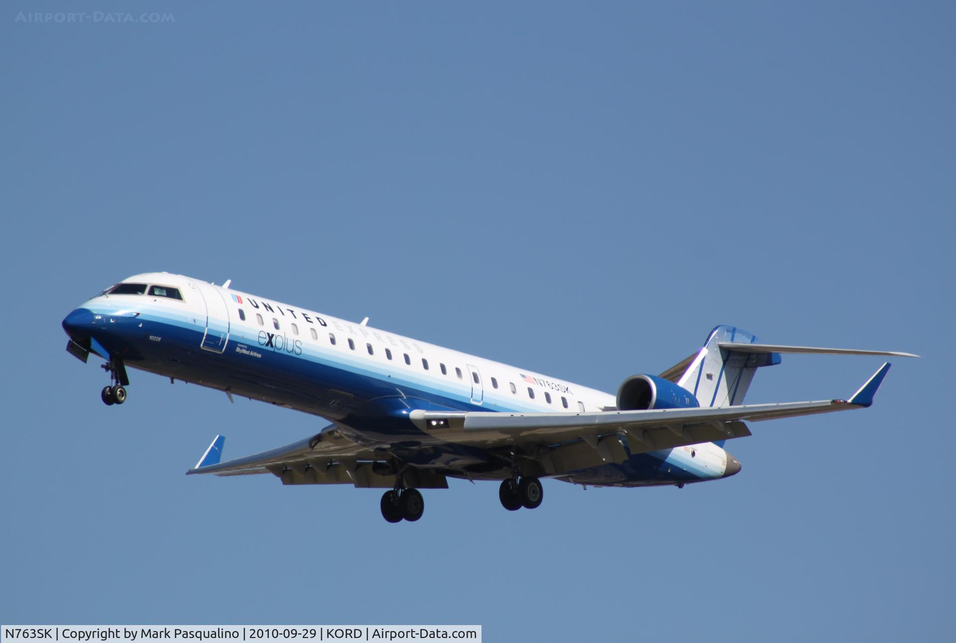 N763SK, 2005 Bombardier CRJ-701ER (CL-600-2C10) Regional Jet C/N 10228, CL-600-2C10