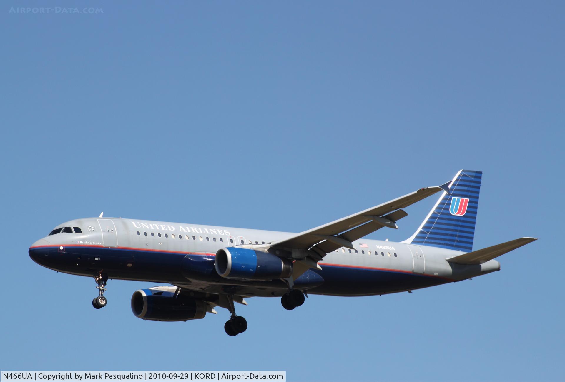 N466UA, 2000 Airbus A320-232 C/N 1343, Airbus A320