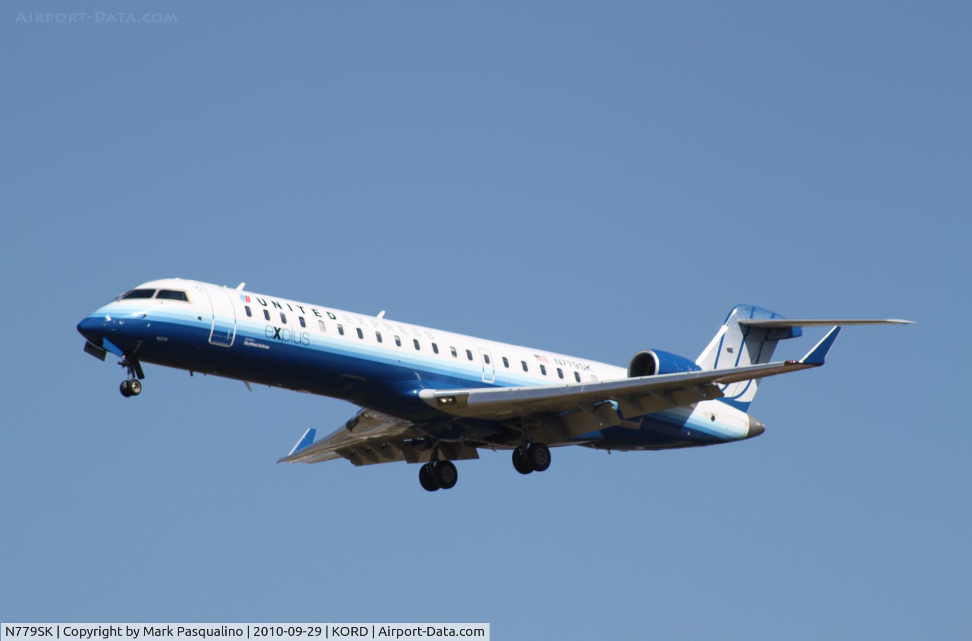 N779SK, 2009 Bombardier CRJ-702 (CL-600-2C10) Regional Jet C/N 10276, CL-600-2C10