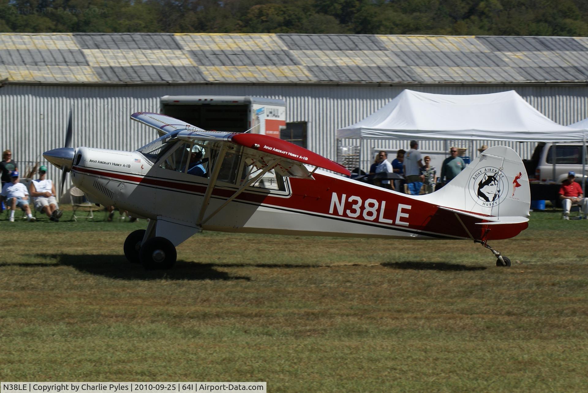 N38LE, 1999 Aviat A-1B Husky C/N 2029, at Lee Bottom Flying Field