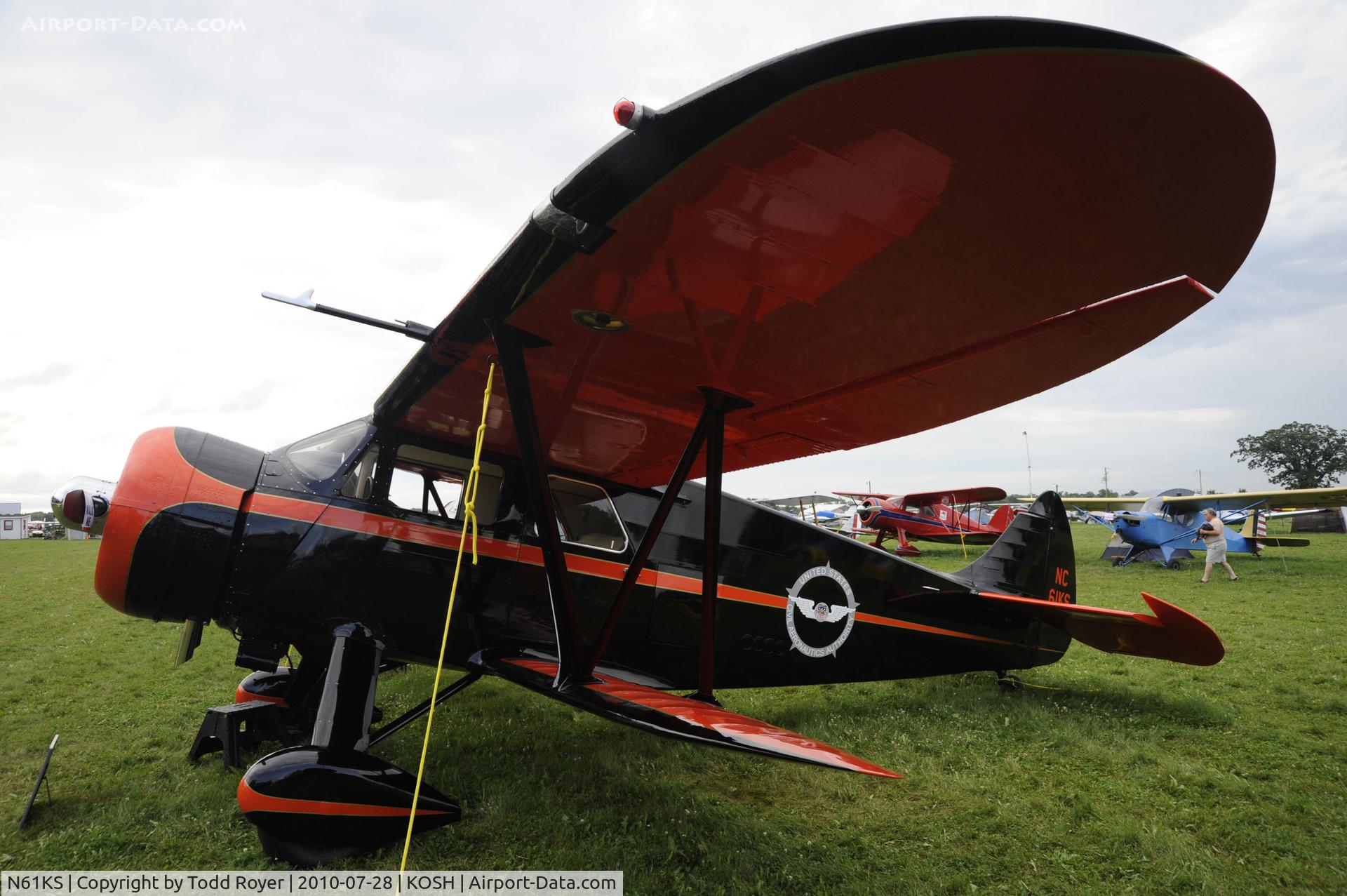 N61KS, 1939 Waco EGC-8 C/N 5072, EAA AIRVENTURE 2010