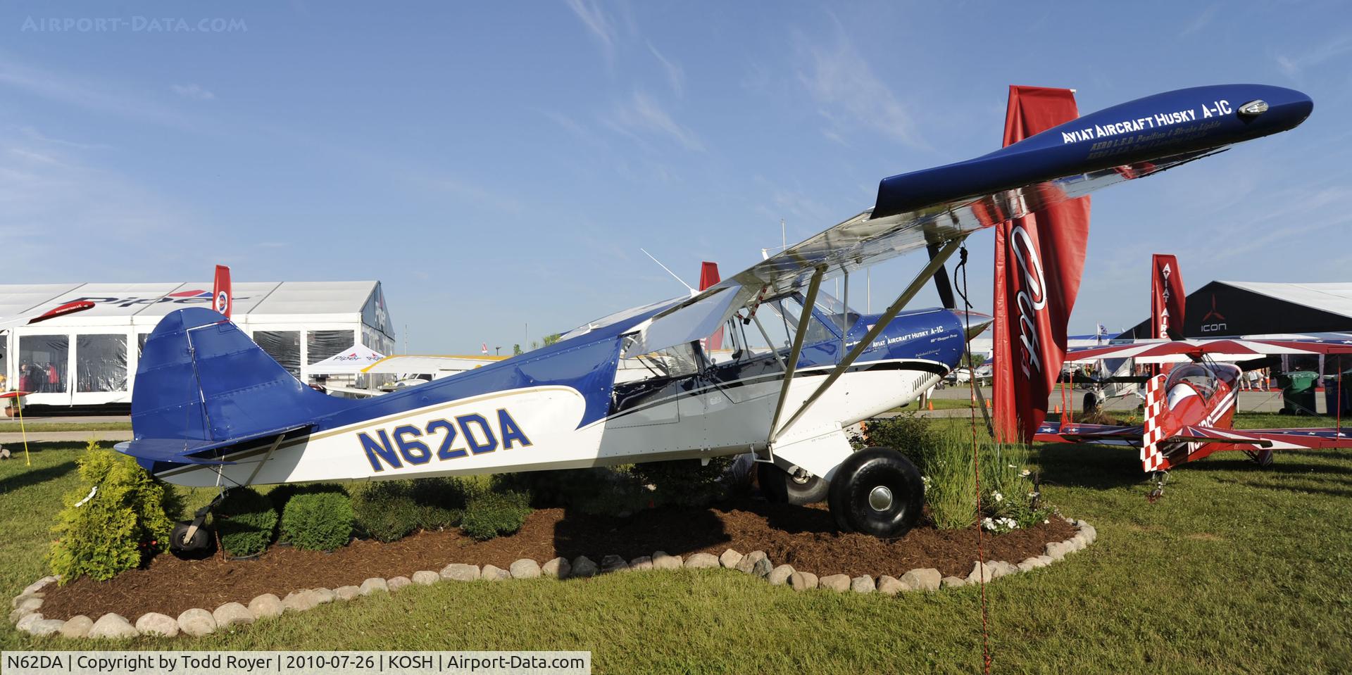 N62DA, Aviat A-1C-180 Husky C/N 3101, EAA AIRVENTURE 2010