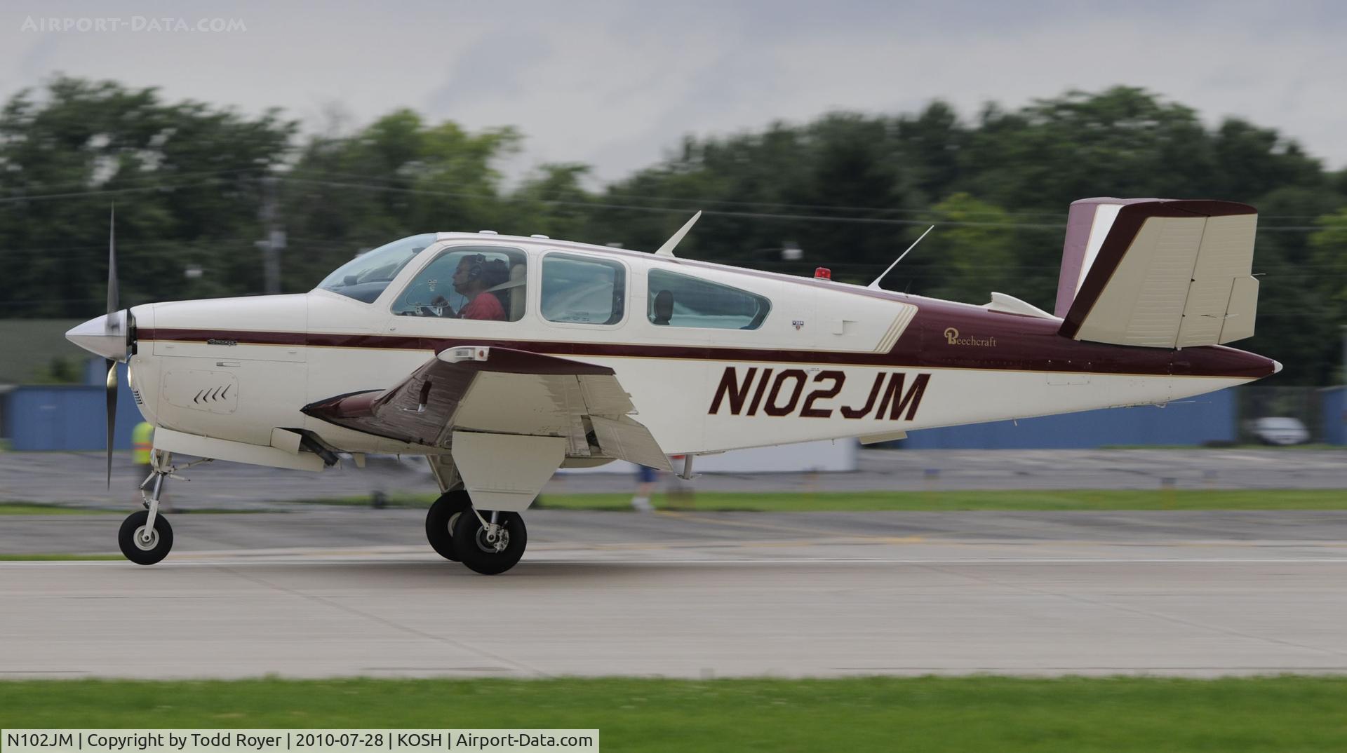 N102JM, 1979 Beech V35B Bonanza C/N D-10216, EAA AIRVENTURE 2010
