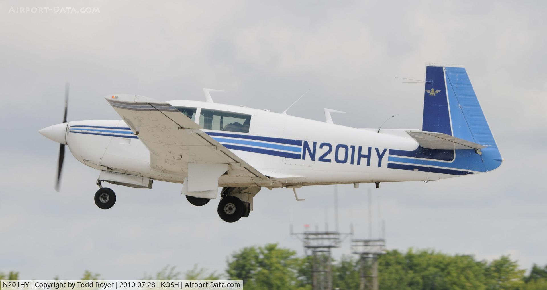 N201HY, 1977 Mooney M20J 201 C/N 24-0211, EAA AIRVENTURE 2010