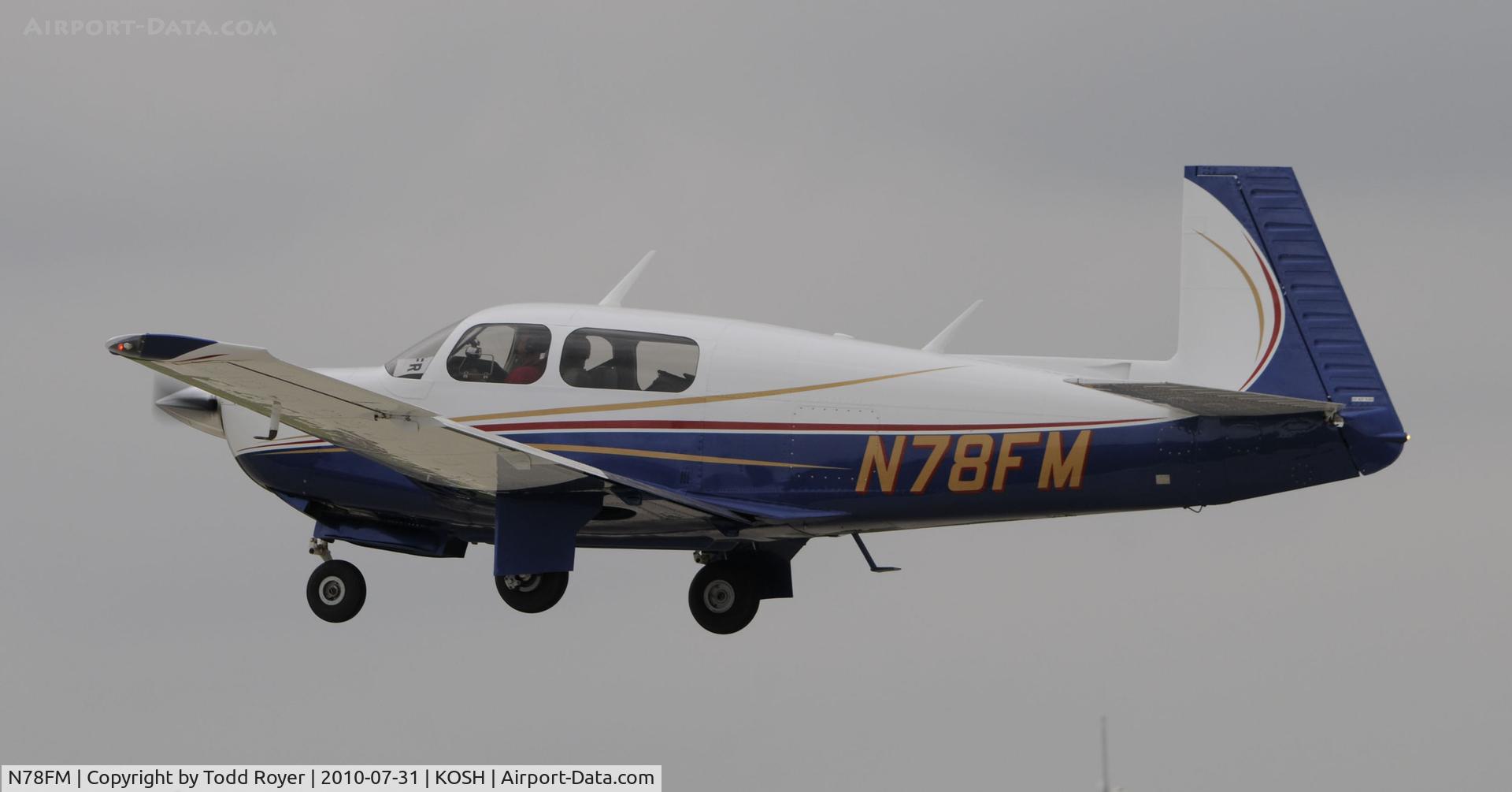 N78FM, 1978 Mooney M20J 201 C/N 24-0768, EAA AIRVENTURE 2010