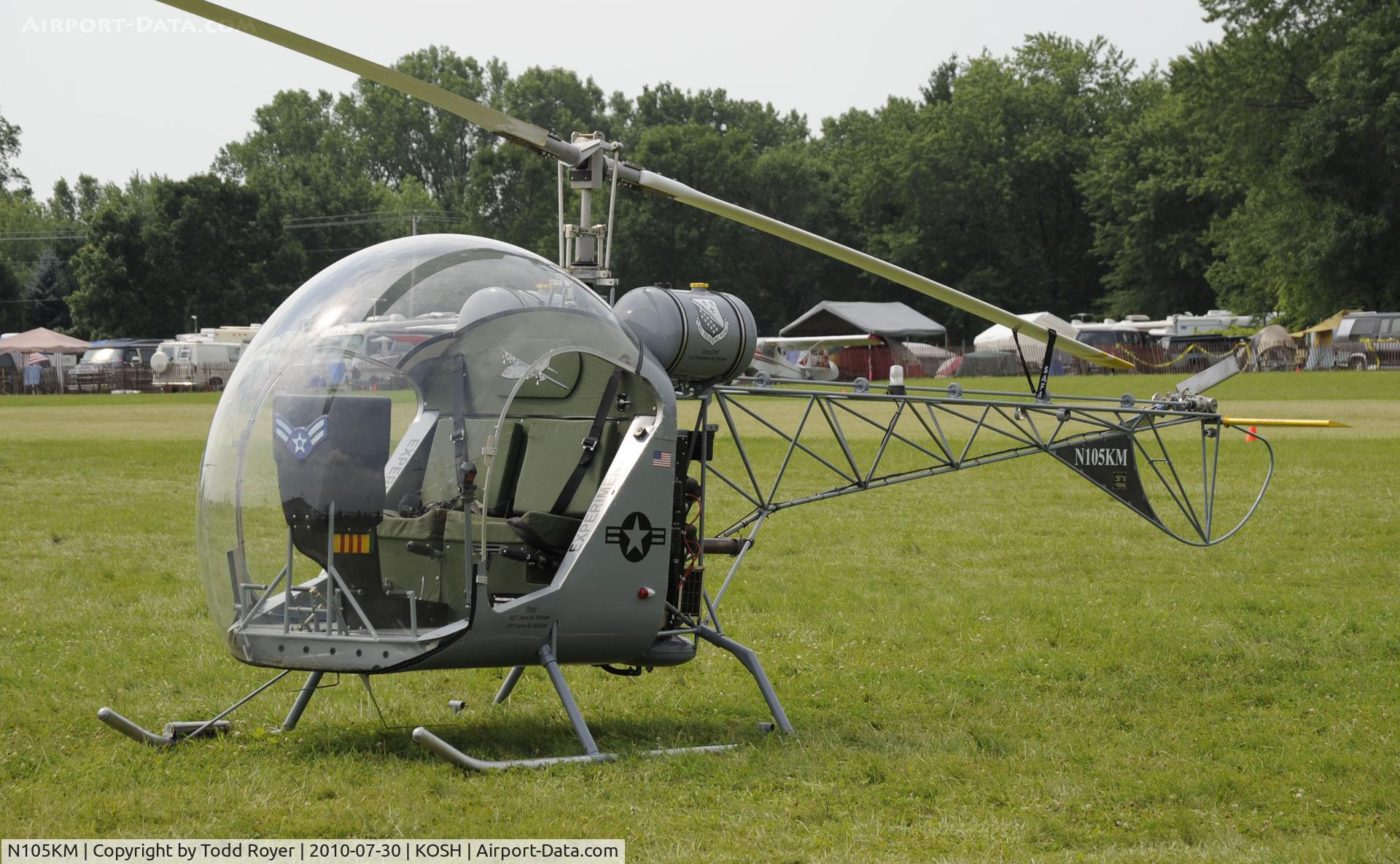 N105KM, Canadian Home Rotors Safari C/N 2008005-52172, EAA AIRVENTURE 2010