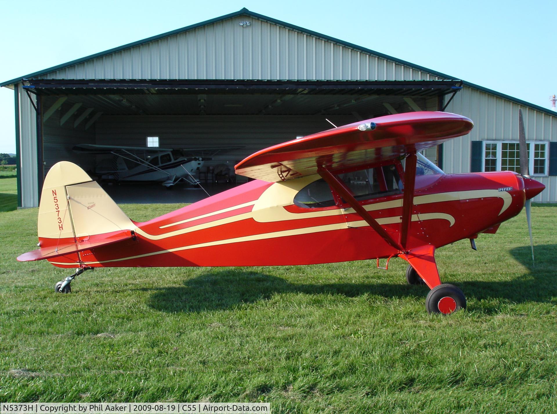 N5373H, 1949 Piper PA-16 Clipper C/N 16-184, 1949 Clipper,  newly restored,  O-320 lyc.
