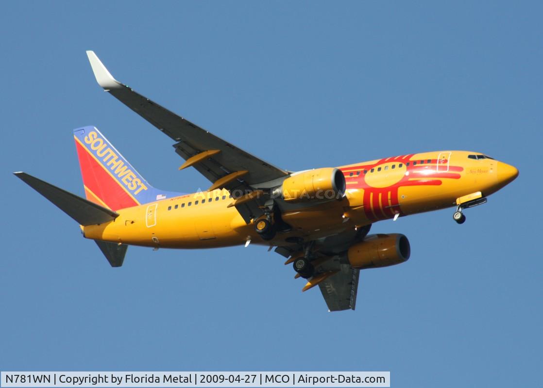 N781WN, 2000 Boeing 737-7H4 C/N 30601, New Mexico 737-700