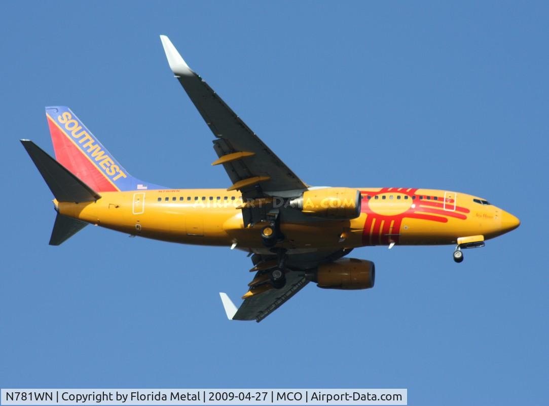 N781WN, 2000 Boeing 737-7H4 C/N 30601, Southwest New Mexico 737-700