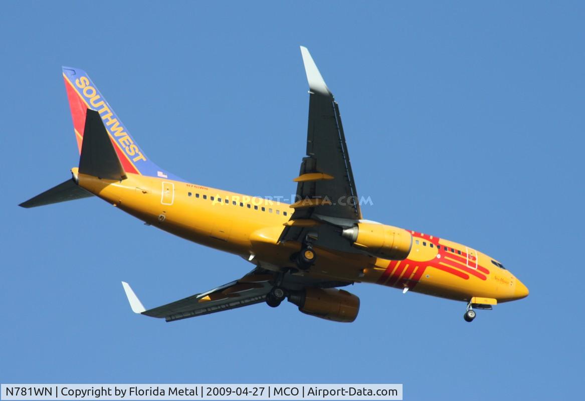 N781WN, 2000 Boeing 737-7H4 C/N 30601, Southwest New Mexico 737-700