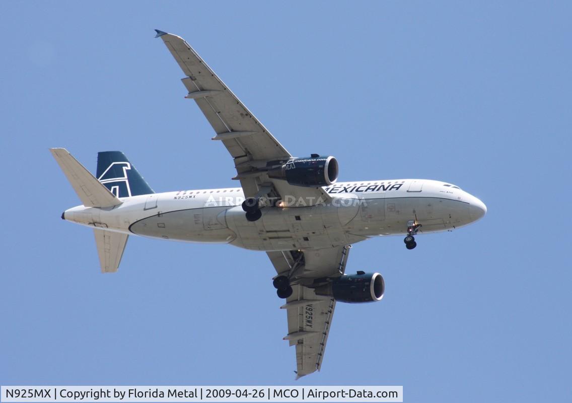 N925MX, 2003 Airbus A319-112 C/N 1925, Mexicana A319
