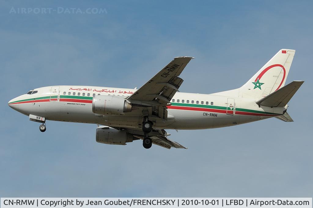 CN-RMW, 1991 Boeing 737-5B7 C/N 25364, RAM797
BOD/CMN